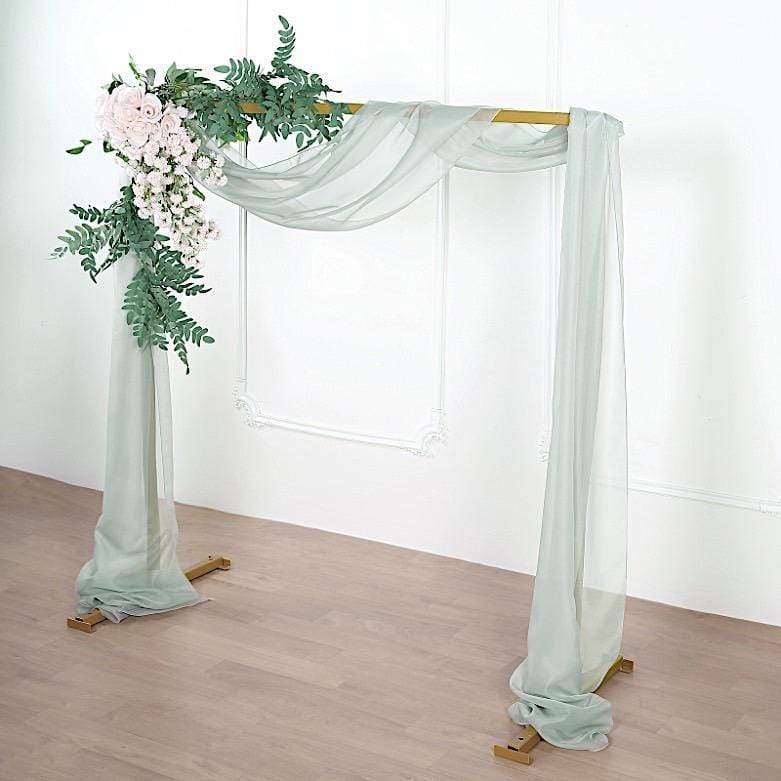18 ft Sheer Organza Backdrop Curtain Window Drape Panel