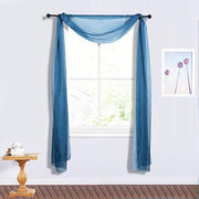 18 ft Sheer Organza Backdrop Curtain Window Drape Panel