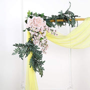18 ft Sheer Organza Backdrop Curtain Window Drape Panel
