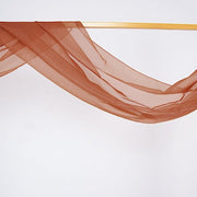 18 ft Sheer Organza Backdrop Curtain Window Drape Panel