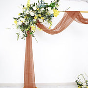 18 ft Sheer Organza Backdrop Curtain Window Drape Panel