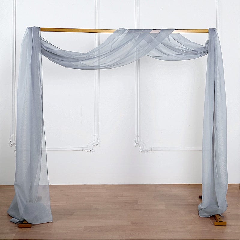 18 ft Sheer Organza Backdrop Curtain Window Drape Panel