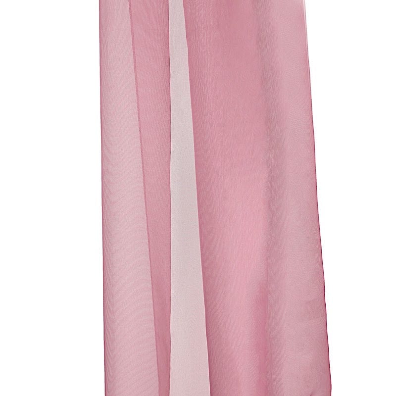 18 ft Sheer Organza Backdrop Curtain Window Drape Panel