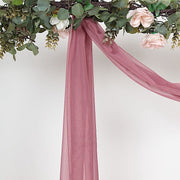 18 ft Sheer Organza Backdrop Curtain Window Drape Panel