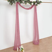 18 ft Sheer Organza Backdrop Curtain Window Drape Panel