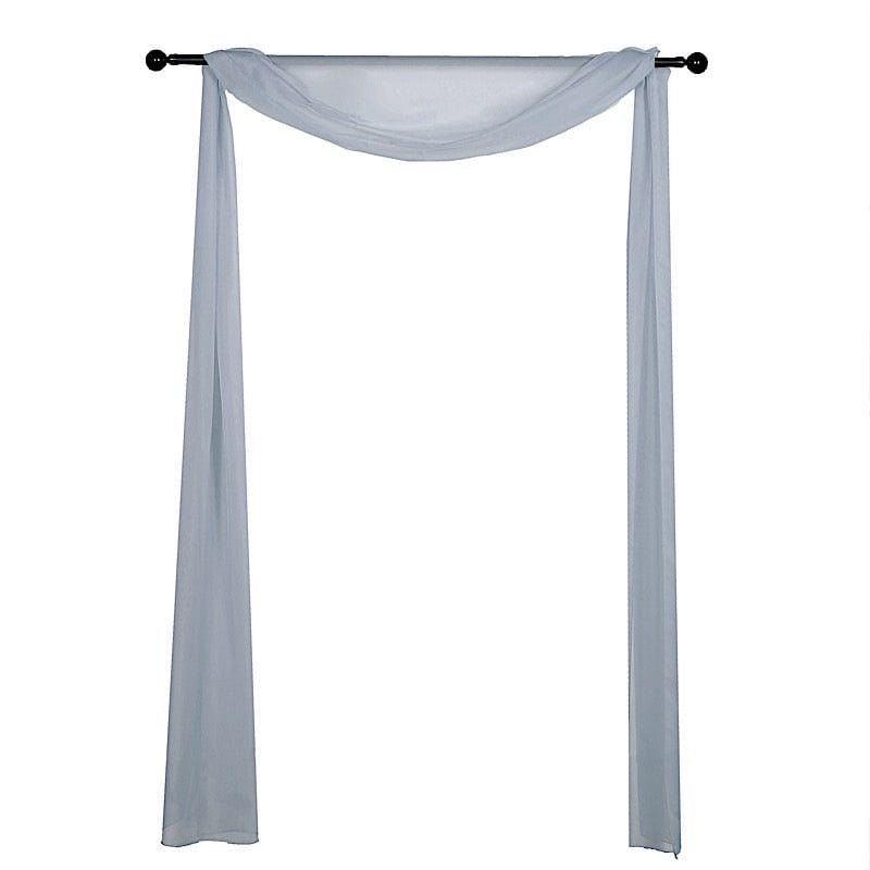 18 ft Sheer Organza Backdrop Curtain Window Drape Panel CUR_PAN24_086