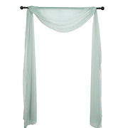 18 ft Sheer Organza Backdrop Curtain Window Drape Panel CUR_PAN24_SILV