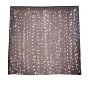 18 ft x 9 ft LED Lights on Organza Backdrop