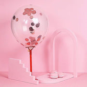18 g Round Metallic Balloon Confetti Dots Party Decorations - Rose Gold