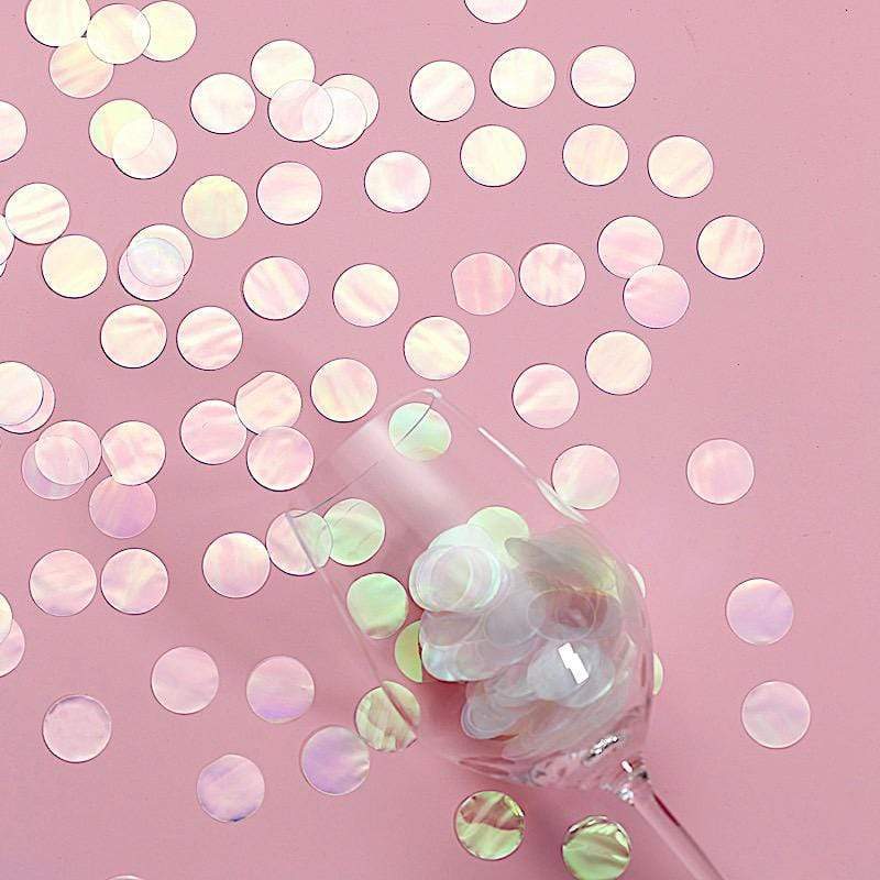 18 g Round Metallic Balloon Confetti Dots Party Decorations - Rose Gold