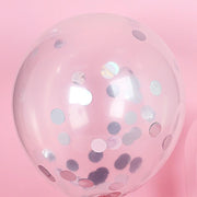 18 g Round Metallic Balloon Confetti Dots Party Decorations - Rose Gold