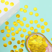 18 g Round Metallic Balloon Confetti Dots Party Decorations - Rose Gold