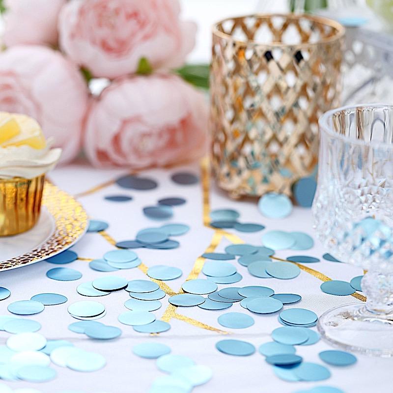 18 g Round Metallic Balloon Confetti Dots Party Decorations - Rose Gold