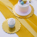 18 pcs Metallic Round Cake Boards Disposable Dessert Holders - Gold CAKE_CARB006_MIX_GOLD