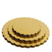18 pcs Metallic Round Cake Boards Disposable Dessert Holders - Gold CAKE_CARB006_MIX_GOLD