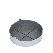 18" wide Round Floral Embossed Wedding Cake Stand