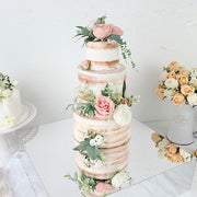 18" x 18" Acrylic Display Box Cake Stand Pedestal Riser