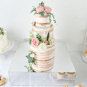 18" x 18" Acrylic Display Box Cake Stand Pedestal Riser