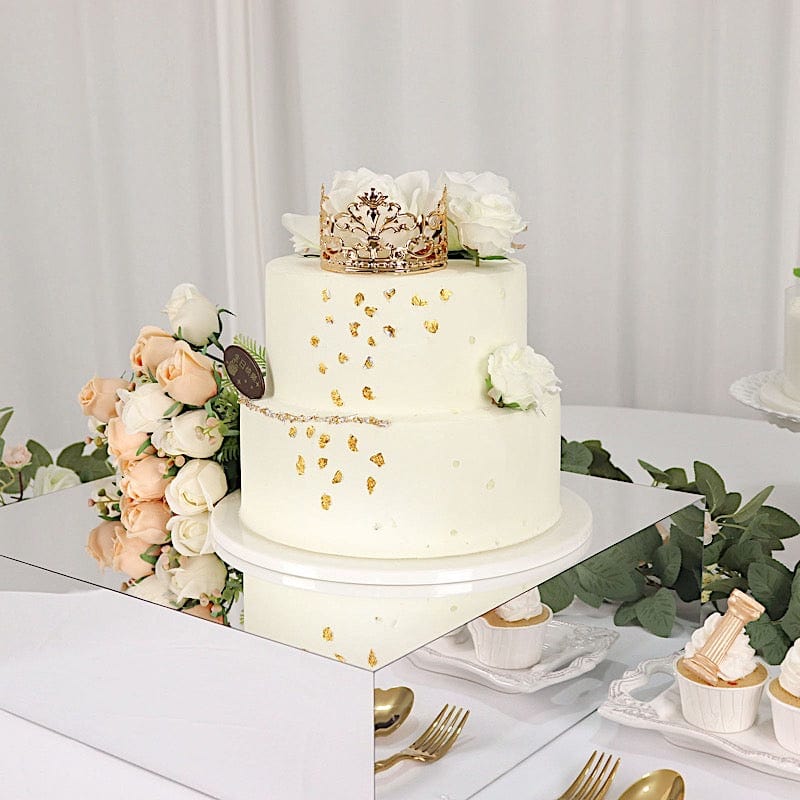 18" x 18" Acrylic Display Box Cake Stand Pedestal Riser