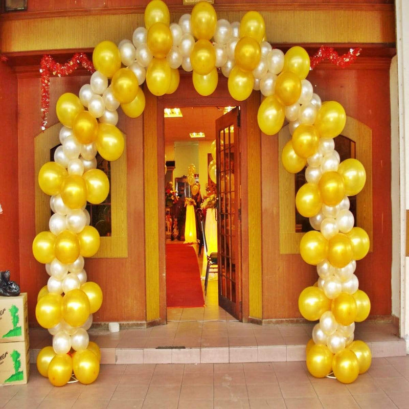 19 ft Balloon Arch Stand Kit - White