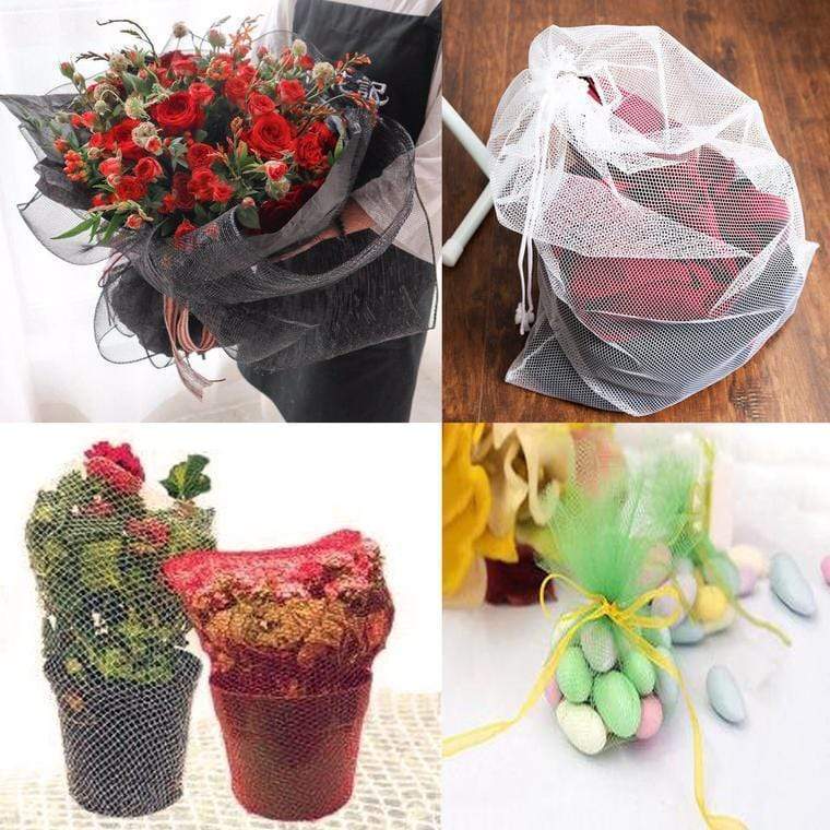 19" x 10 yards Wedding Tulle Roll with Glitter