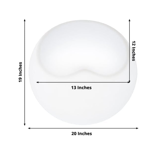 19" x 20" Rechargeable Light Up Saucer Chair Cordless LED Furniture - Assorted LED_FURN_CHAIR_01