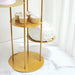 2.5 ft Round 5 Tier Metal Cake Dessert Display Stand Centerpiece - Gold CAKE_STND_R03_4_GOLD