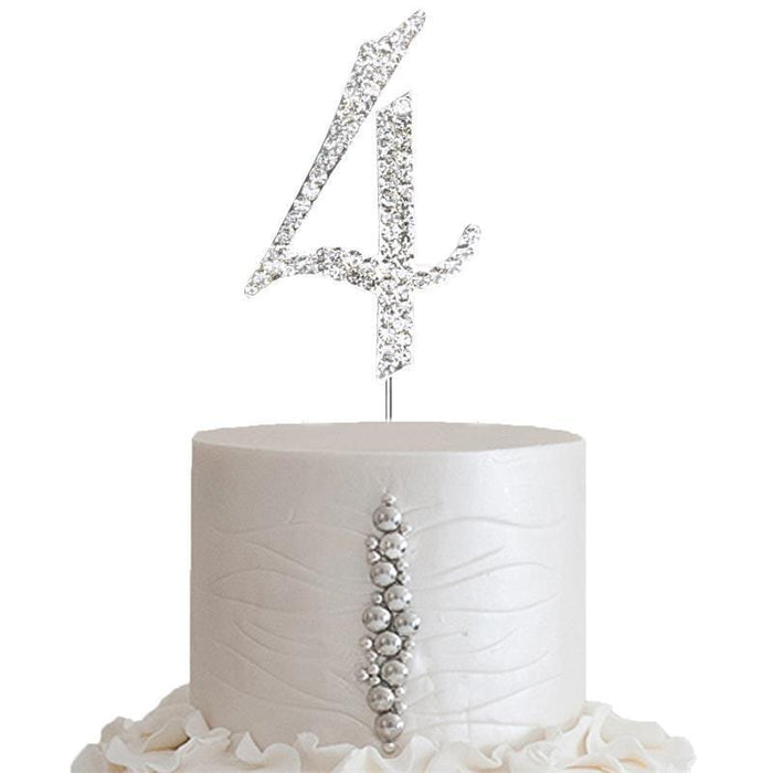2.5" Rhinestone Cake Topper CAKE_TOPN2_4