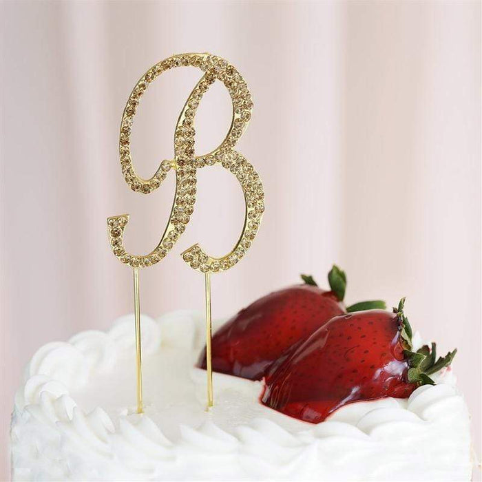 Buy Crystal Cake Toppers Mr and Mrs Bling Wedding Cake Toppers Online -  Yacanna.com