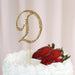 2.5" Rhinestone Cake Topper Gold Letter CAKE_TOPG2_D