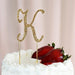 2.5" Rhinestone Cake Topper Gold Letter CAKE_TOPG2_K