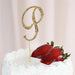 2.5" Rhinestone Cake Topper Gold Letter CAKE_TOPG2_P