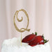 2.5" Rhinestone Cake Topper Gold Letter CAKE_TOPG2_Q