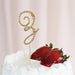 2.5" Rhinestone Cake Topper Gold Letter CAKE_TOPG2_Z