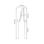 2.5" Rhinestone Cake Topper Letter