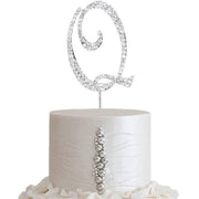 2.5" Rhinestone Cake Topper Letter CAKE_TOP2_Q