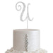 2.5" Rhinestone Cake Topper Letter CAKE_TOP2_U