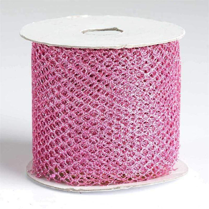 2.5" x 10 yards Sequined Mesh Ribbon