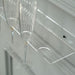 2 Acrylic 21" Wine Glass Rack Wall Mounted Champagne Flute Shelves - Clear DISP_STND_ACRY02_1_CLR