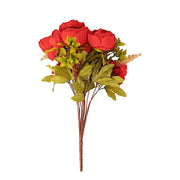 2 Bouquets 19" Silk Peony Flowers Artificial Floral Bushes