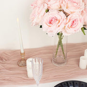 2 Bushes 17" Premium Silk Roses Artificial Flowers Bouquets