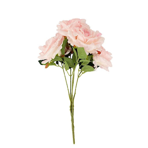 2 Bushes 17" Premium Silk Roses Artificial Flowers Bouquets ARTI_RS010_L_046