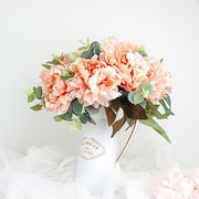 2 Bushes 17" Silk Artificial Peony Flowers Bouquets
