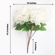 2 Bushes 17" Silk Artificial Peony Flowers Bouquets