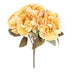 2 Bushes 17" Silk Artificial Peony Flowers Bouquets ARTI_BOUQ_PEO12_GOLD