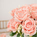 2 Bushes 18" tall Artificial Faux Silk Rose Flowers Bouquet - Blush ARTI_RS005_046