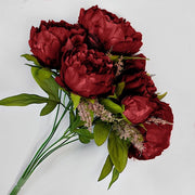 2 Bushes 19" Silk Artificial Peony Flowers bouquets