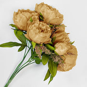 2 Bushes 19" Silk Artificial Peony Flowers bouquets