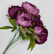 2 Bushes 19" Silk Artificial Peony Flowers bouquets