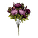 2 Bushes 19" Silk Artificial Peony Flowers bouquets